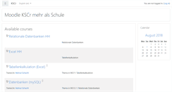 Desktop Screenshot of moodle.kscr.de