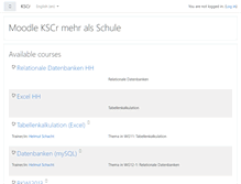 Tablet Screenshot of moodle.kscr.de